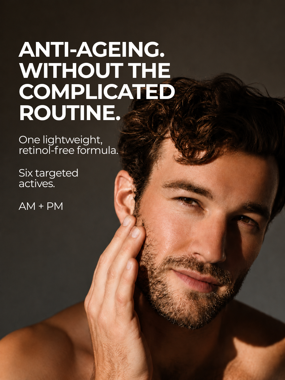 28N A⁶ retinol-free anti-ageing serum for men seeking a simple AM and PM skincare routine