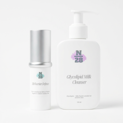 28N Barrier Defence Duo 屏障修护双效组合，barrier care routine for dry and sensitive skin